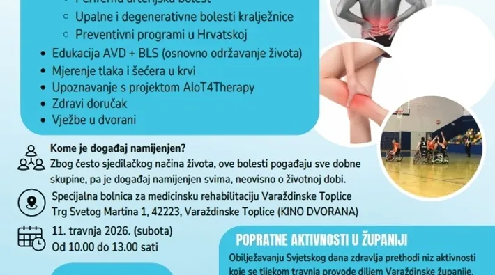 Poziv na obilježavanje SVJETSKOG DANA ZDRAVLJA